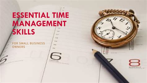 7 Essential Time Management Skills .